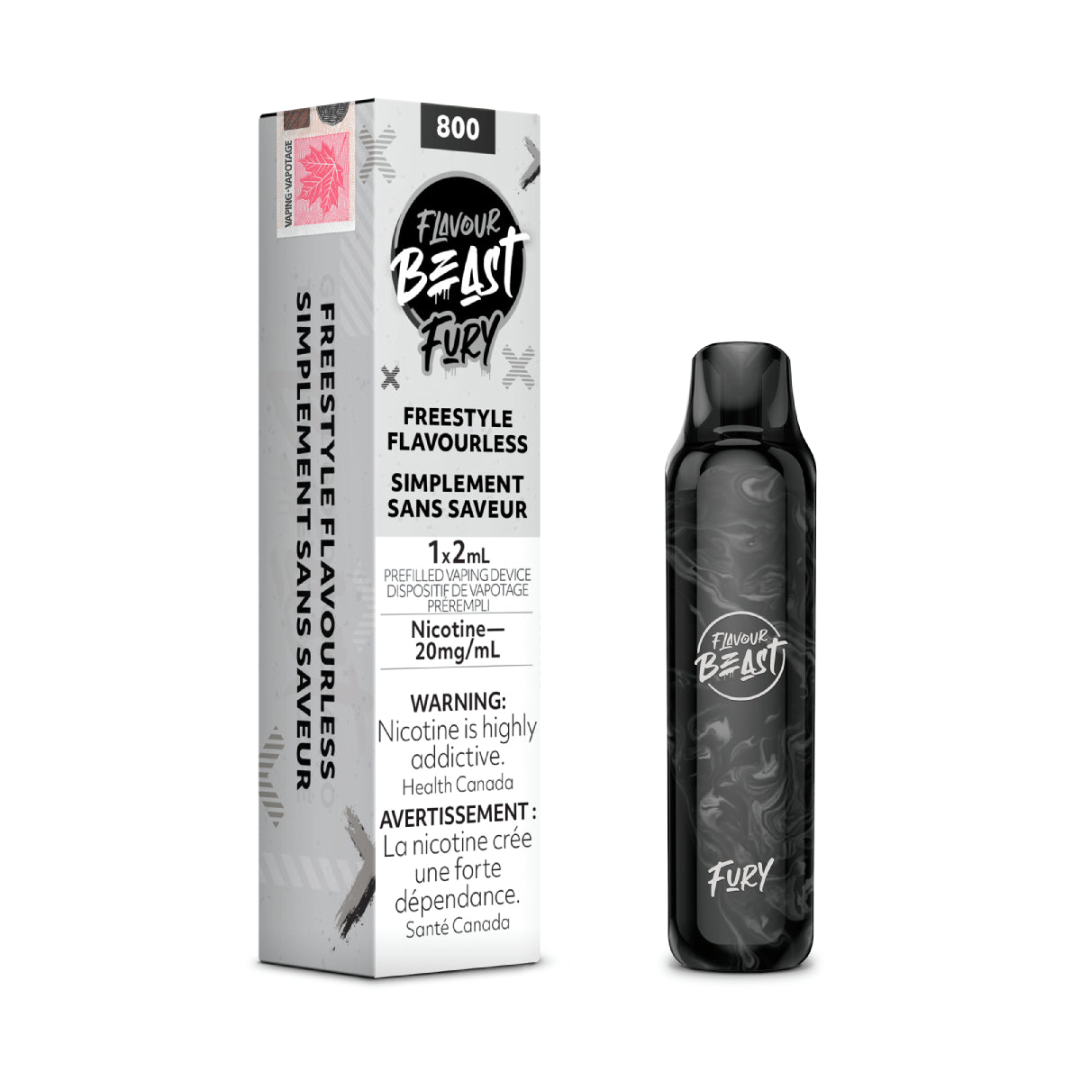 FLAVOUR BEAST 800 FLAVOURLESS/5000 PURE TABACCO