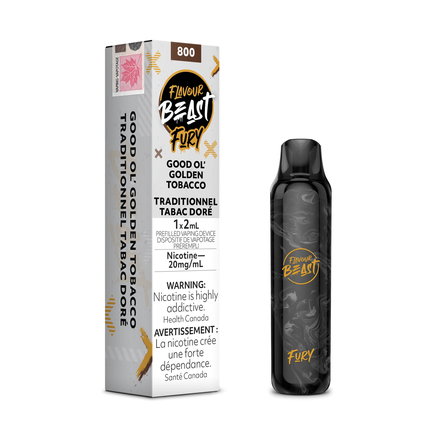 FLAVOUR BEAST 800 FLAVOURLESS/5000 PURE TABACCO